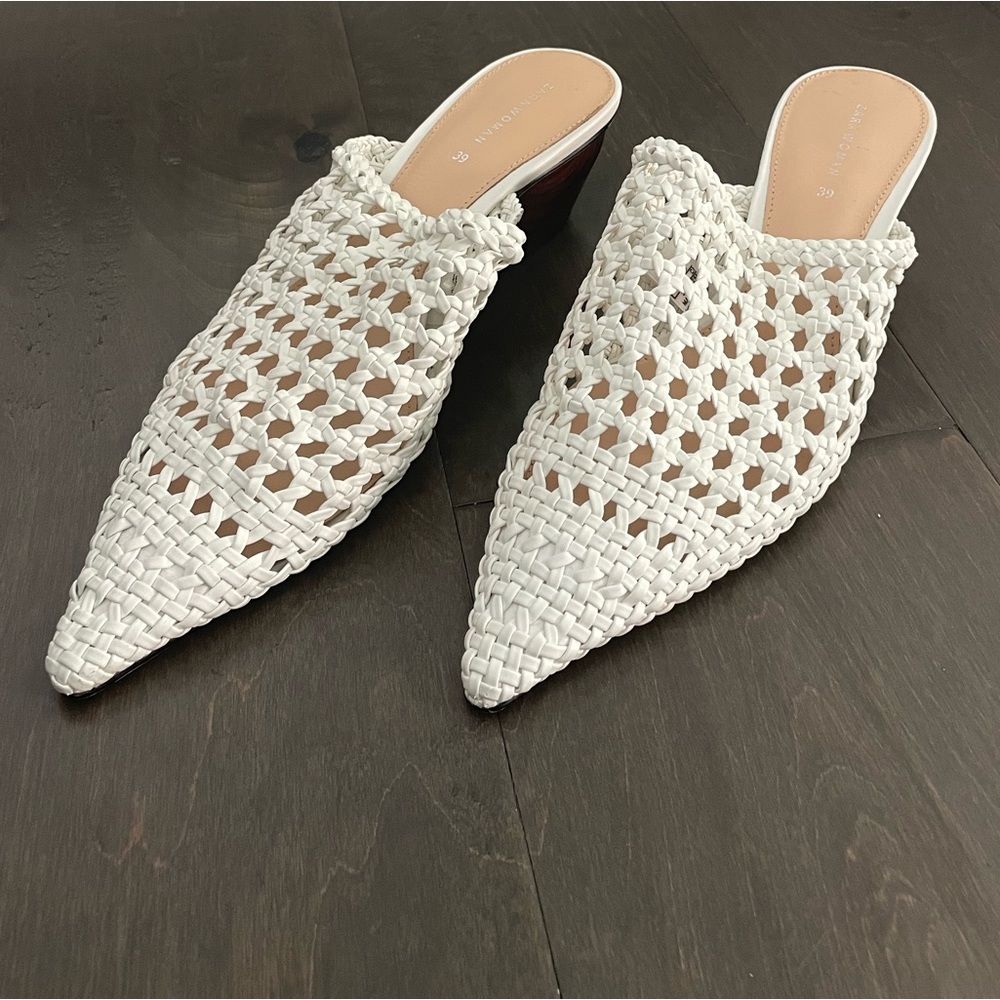 Zara White Sandals | Women’s Eur 39 | US Sz 8